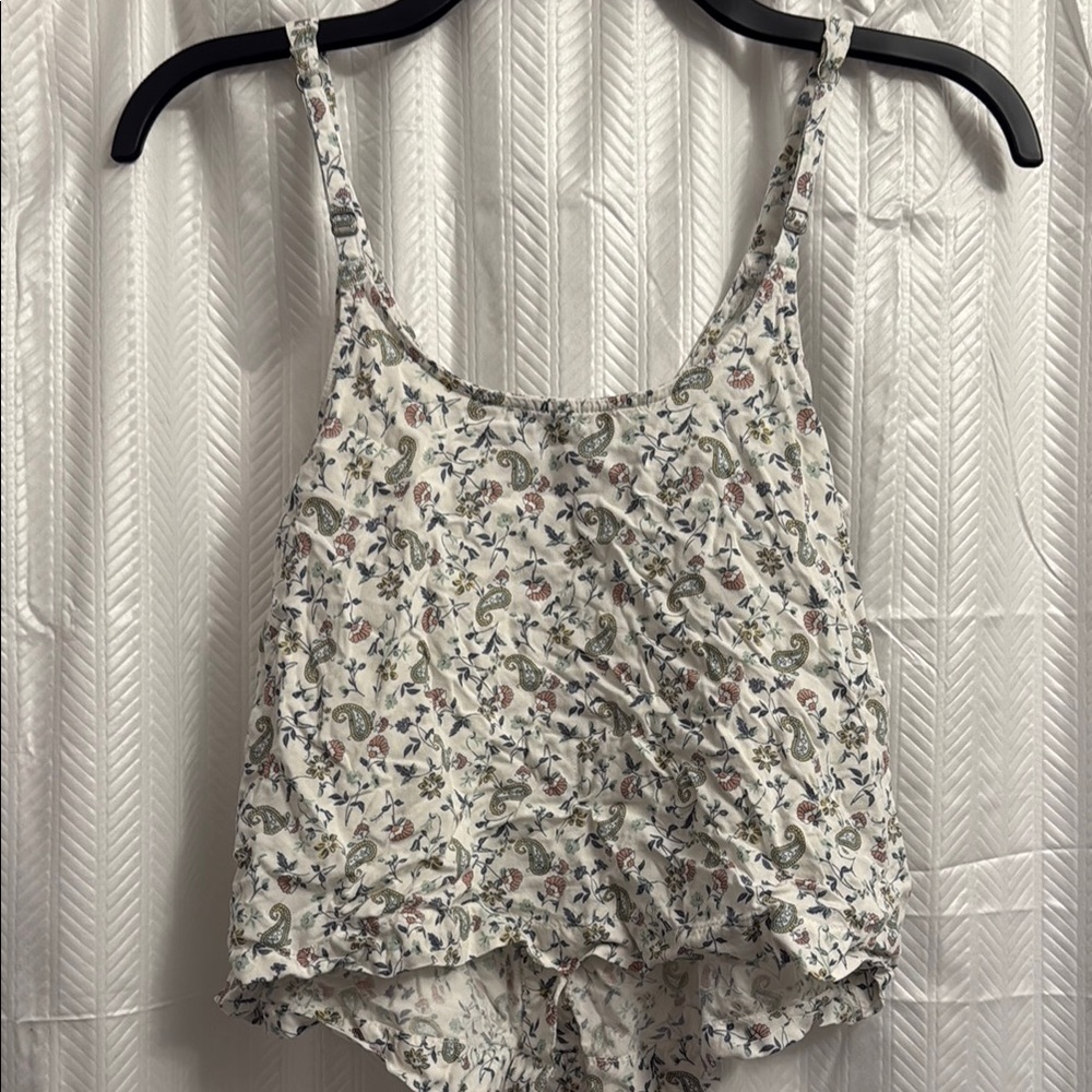 Hollister Floral Button-Up Tank Top - Multicolor - Picture 3 of 4